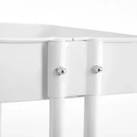AEROPOSTALE 3 Tier Rolling White Utility Cart