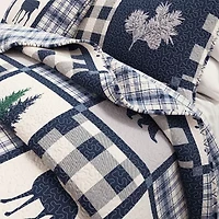 Linery Nature Mosaic Reversible Quilt Set