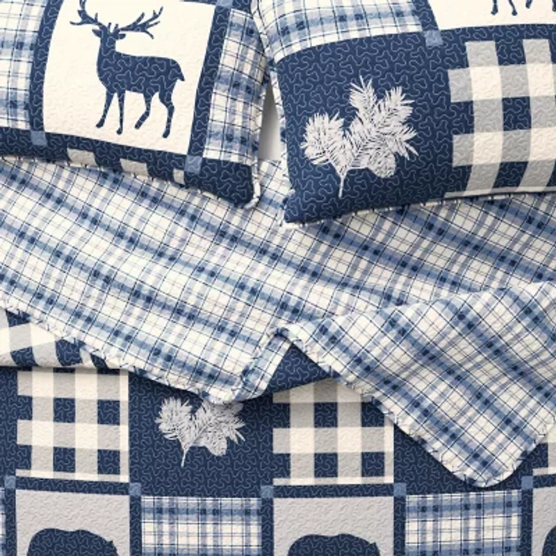 Linery Nature Mosaic Reversible Quilt Set