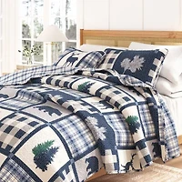 Linery Nature Mosaic Reversible Quilt Set
