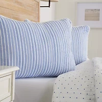 Linery Tiny Stripes Reversible Quilt Set