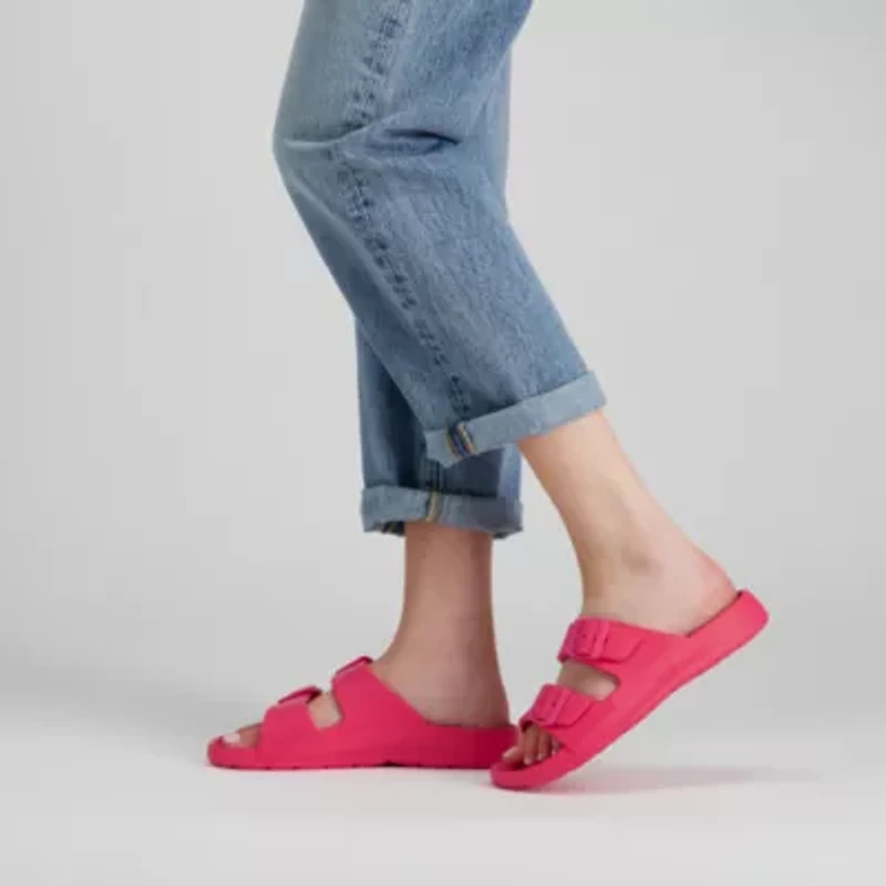 Totes Womens Totes Slide Sandals