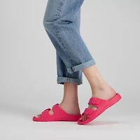 Totes Womens Totes Slide Sandals