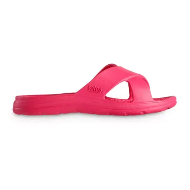 Totes Womens Slide Sandals