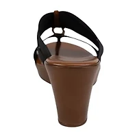 Italian Shoemakers Womens Demiri Wedge Sandals