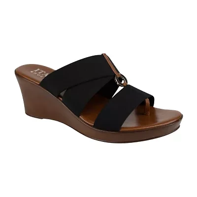 Italian Shoemakers Womens Demiri Wedge Sandals