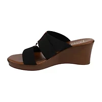 Italian Shoemakers Womens Demiri Wedge Sandals