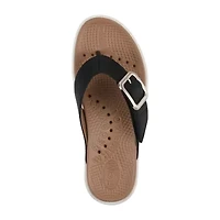 White Mountain Womens Nalla Adjustable Strap Footbed Sandals