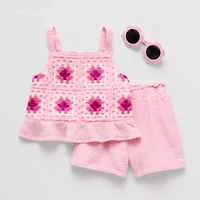 Btween Baby Girls 2-pc. Short Set