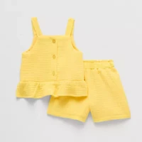 Btween Baby Girls 2-pc. Short Set