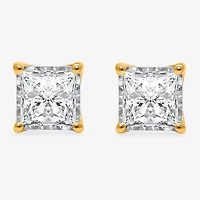 (I/Si2) 1 1/2 CT. T.W. Lab Grown White Diamond Sterling Silver 5mm Stud Earrings