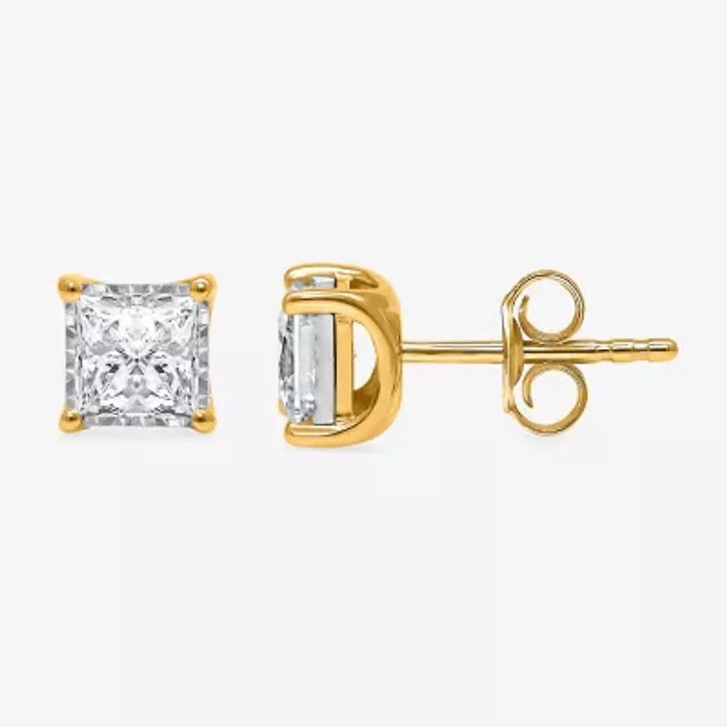 (I/Si2) 1 1/2 CT. T.W. Lab Grown White Diamond Sterling Silver 5mm Stud Earrings