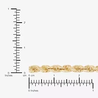 Mens 10K Gold 22 Inch Rope Chain Necklace
