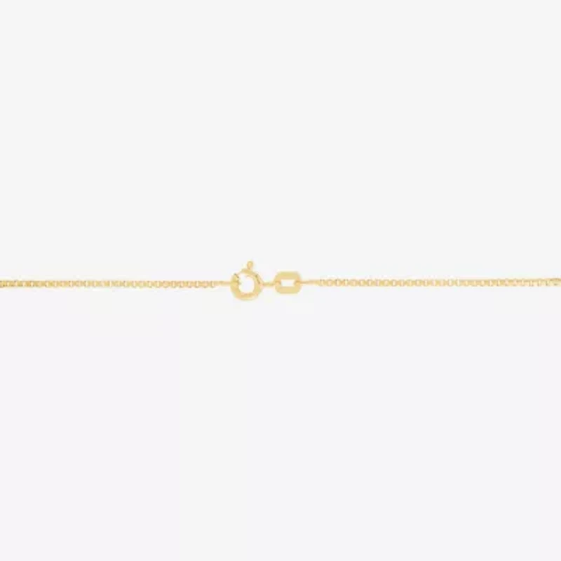 Made in Italy Womens 14K Gold 20 Inch Box Chain Necklace