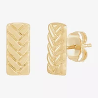 Gold Addiction 10K Gold 6mm Stud Earrings
