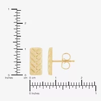 Gold Addiction 10K Gold 6mm Stud Earrings