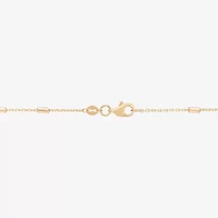 Gold Addiction Womens 10K Gold Inch Chain Necklace