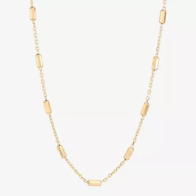 Gold Addiction Womens 10K Gold 18 Inch Chain Necklace