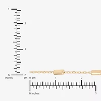 Gold Addiction Womens 10K Gold Inch Chain Necklace