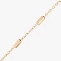 Gold Addiction Womens 10K Gold Inch Chain Necklace