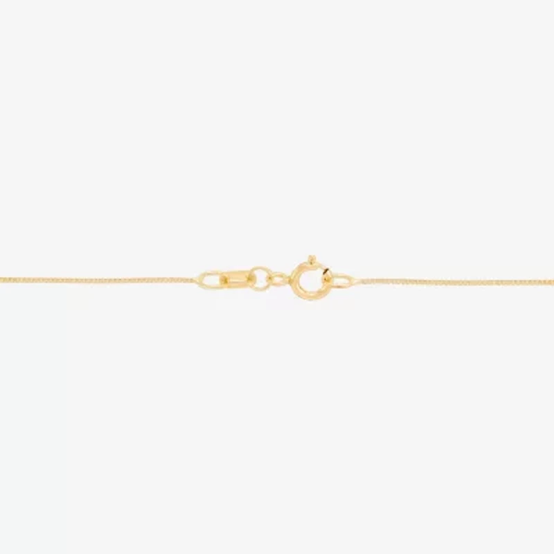 Gold Addiction Womens 10K Gold Hamsa 18 Inch Pendant Necklace