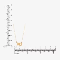 Gold Addiction Womens 10K Gold 18 Inch Pendant Necklace