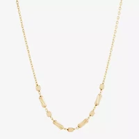 Gold Addiction Womens 10K Gold 17 Inch Chain Necklace