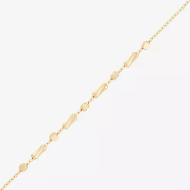 Gold Addiction Womens 10K Gold 17 Inch Chain Necklace
