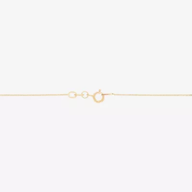 Gold Addiction Womens 10K Two Tone Gold Moon 18 Inch Pendant Necklace