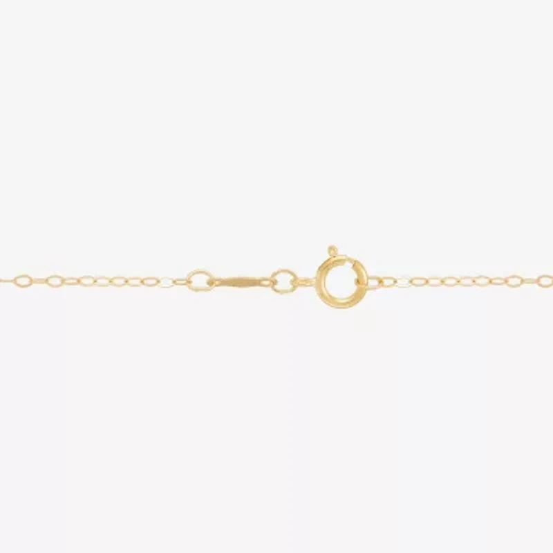 Gold Addiction Womens 10K Gold 18 Inch Pendant Necklace