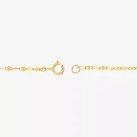 Yes, Please! Womens Pure Silver Over Brass 16 Inch Chain Necklace