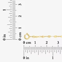 Yes, Please! Womens Pure Silver Over Brass 16 Inch Chain Necklace