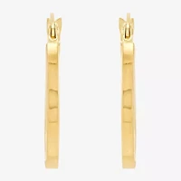 Womens 10K Gold 2 Pair Earring Set