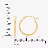 Womens 10K Gold 2 Pair Earring Set