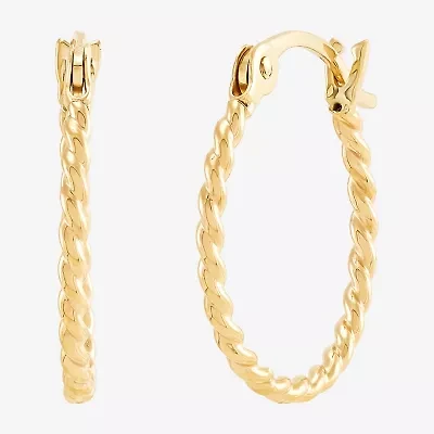 Womens 10K Gold 2 Pair Earring Set