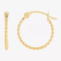 Womens 10K Gold 2 Pair Earring Set