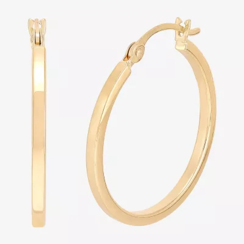 Womens 10K Gold 2 Pair Earring Set
