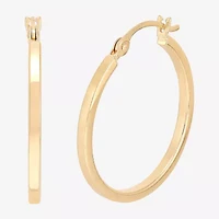 Womens 10K Gold 2 Pair Earring Set