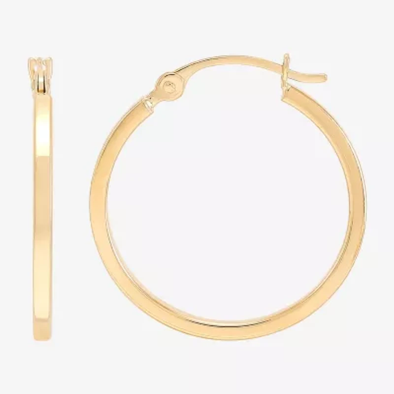 Womens 10K Gold 2 Pair Earring Set