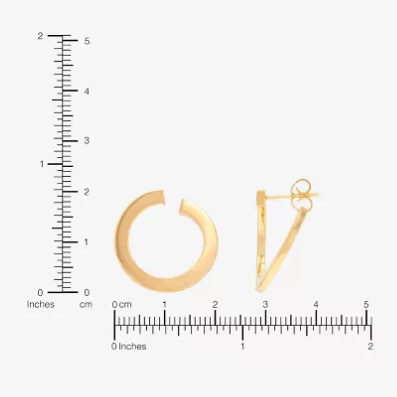 Made in Italy 10K Gold Stud Earrings