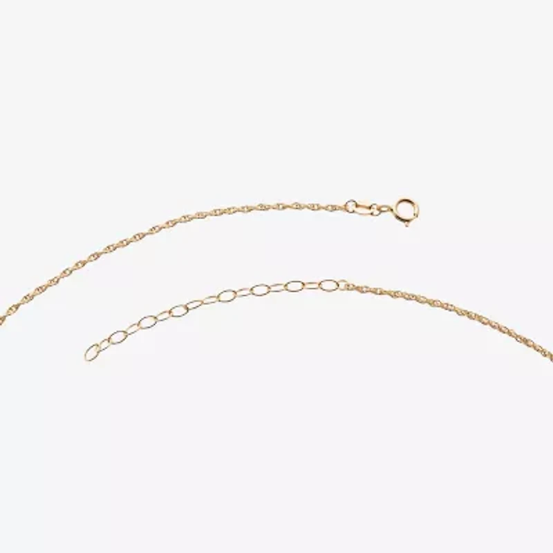 Harry Potter (F/Si2) Womens Diamond Accent Lab Grown White Diamond Accent 14K Gold Over Silver 16 Inch Pendant Necklace