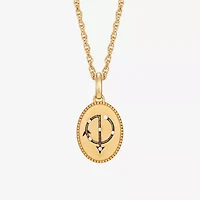 Harry Potter (F/Si2) Womens Diamond Accent Lab Grown White Diamond Accent 14K Gold Over Silver 16 Inch Pendant Necklace