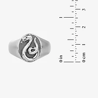 Harry Potter Mens Sterling Silver Signet Ring