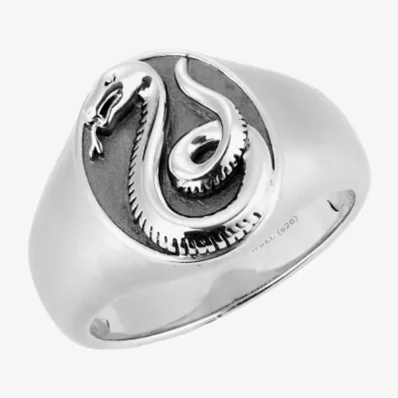 Harry Potter Mens Sterling Silver Signet Ring