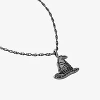 Harry Potter Womens Diamond Accent Lab Grown Black Diamond Sterling Silver 18 Inch Pendant Necklace