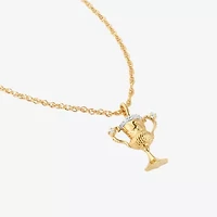 Harry Potter (F / Si2) Womens Diamond Accent Lab Grown White Diamond 14K Gold Over Silver 18 Inch Pendant Necklace