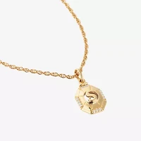 Harry Potter (F / Si2) Womens Lab Grown Diamond Accent Lab Grown White Diamond 14K Gold Over Silver 18 Inch Pendant Necklace