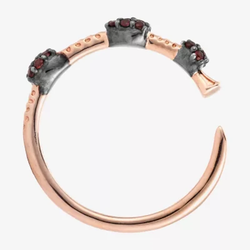 Harry Potter Womens Genuine Red Garnet 14K Rose Gold Over Silver Cocktail Ring