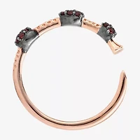 Harry Potter Womens Genuine Red Garnet 14K Rose Gold Over Silver Cocktail Ring
