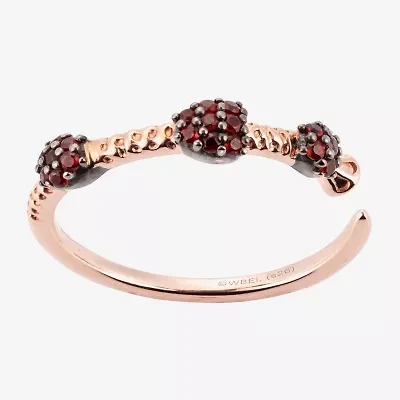 Harry Potter Womens Genuine Red Garnet 14K Rose Gold Over Silver Cocktail Ring